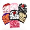 Letter Printing Knitting Cap Hat Y2k Hip Hop Cap Gothic Casual Skullies Outdoor