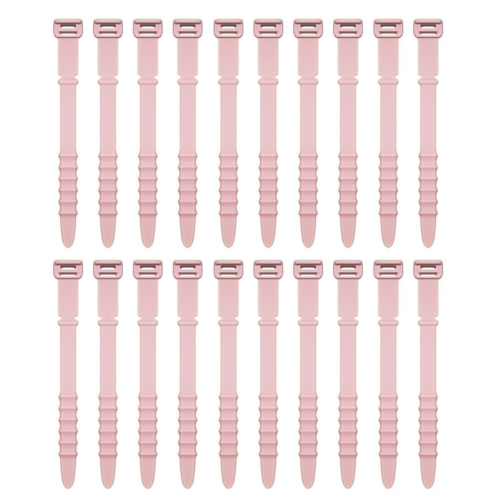 20pcs Cable Management Silicone Cable Ties Multipurpose Cord Organizer Straps  Cable