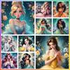 Beauty Princess Disney Diamond Painting Mosaic Crafts Cross Stitch Embroidery 5D DIY Art Canvas House Decoration Handcraft Gift