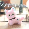 Cute Kitten Plush Keychain Stuffed Animal Backpack Accessory Soft Pp Cotton Doll