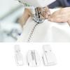 3pcs Stainless Steel Zipper Presser Foot Silver Color Sewing Machine Presser Foot  Home Sewing