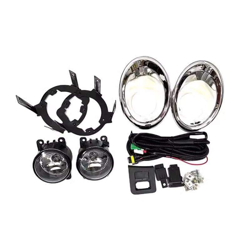1 комплект для Nissan NV200 2010-2018 автомобиля, передний бампер, противотуманная фара, провода, крышка переключателя, рамка, крышка, ободок