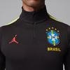 Мужская футболка для футбола Jordan Dri Fit Strike сборной Бразилии, быстросохнущая, приталенная, с длинным рукавом