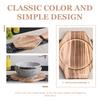 2Pcs Wooden Pot Mat for Hot Pot Multi-Function Casserole Holder Sturdy Heat Resistant Kitchen Accessory Reusable