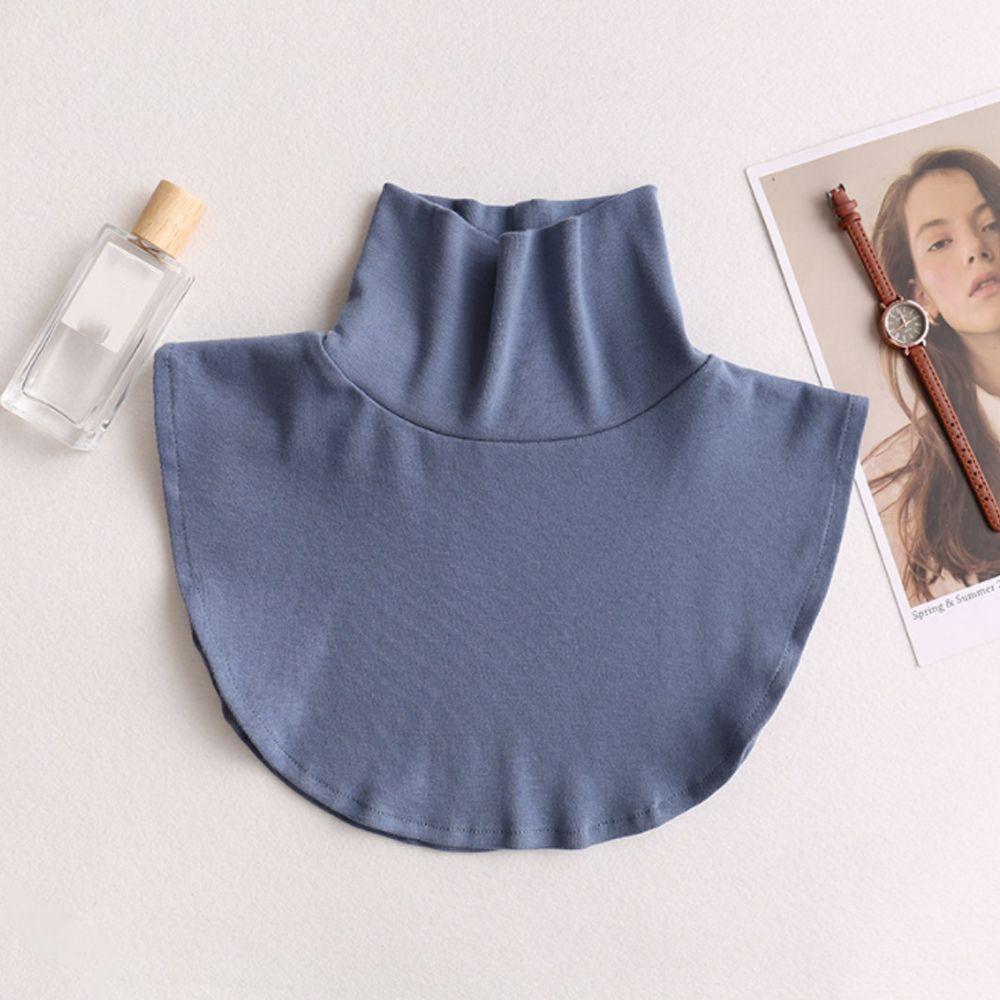 Женский съемный ветрозащитный вязаный гольф теплый фальшивый воротник шарф