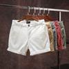 Men's Trendy Summer Slim-Fit Casual Shorts - Slightly Elastic, Straight-Leg Beach Pants