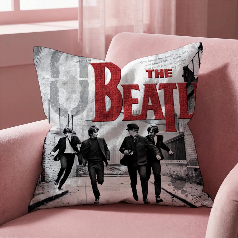 Чехол на подушку The Band T-The B-Beatles, многоцелевой чехол для дома и автомобиля - Двусторонний, мягкий и прочный для повседневного использования