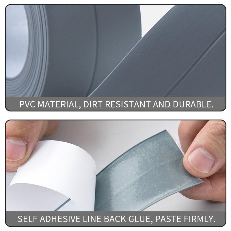 ПВХ Ванная комната Кухня Душ Водонепроницаемая лента для защиты от плесени Уплотнительная лента для раковины Ванна Уплотнительная лента для зазора в унитазе Прочная самоклеящаяся лента