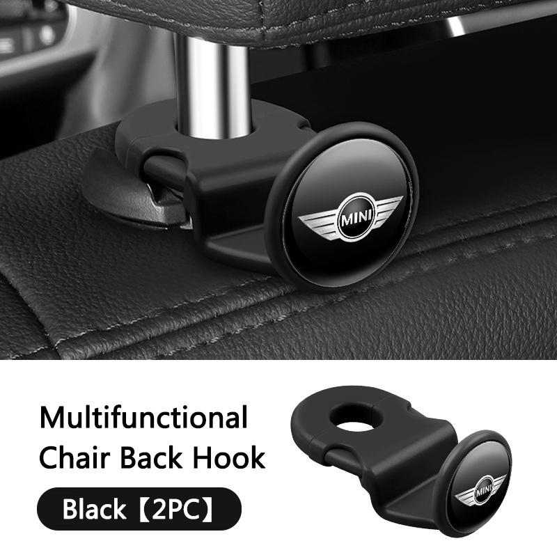 BBIQ7 Car Interior Hanging Storage Hook Clips Organizer For BMW Mini Cooper Countryman Clubman R55 R56 R60 F54 F55 F56 Sticker