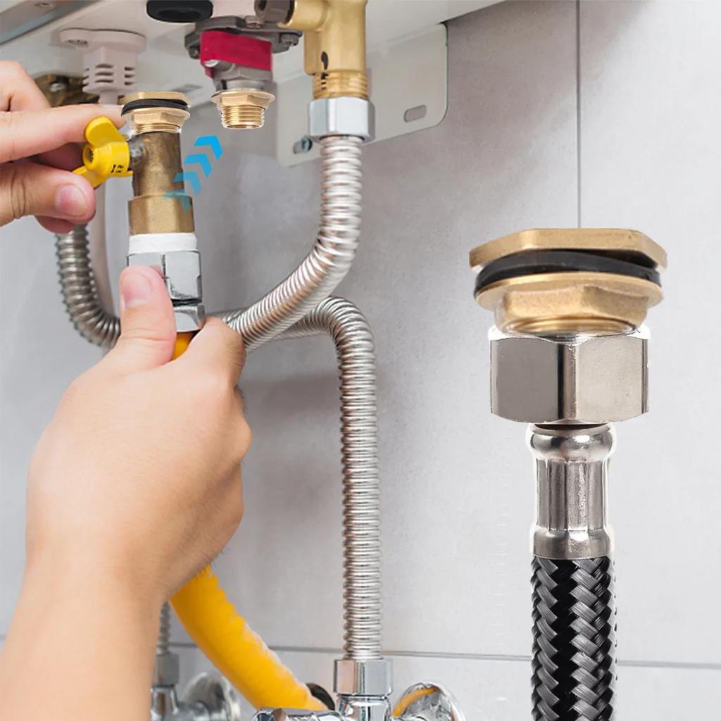 1-6PCS Water Tanks Tap Connector Brass Tap Click-Lock Hose Buckets Joint Adapter Water Pipe Connector Garden Irrigation Fitting