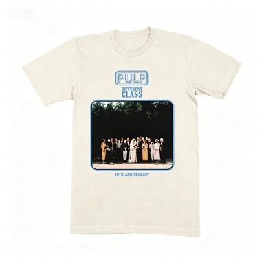 Vintage Pulp Different Class 30th Anniversary Album Graphic Tee 2026british Rock Fan Casual Cotton T Shirt