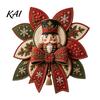 Christmas Ornament Making Kit Quilt Bow DIY Sewing Kit, 3D Handmade Decorative Ornament, Pre-cut Home Decor Fabric And Step-by-Step Guide Crafting Set