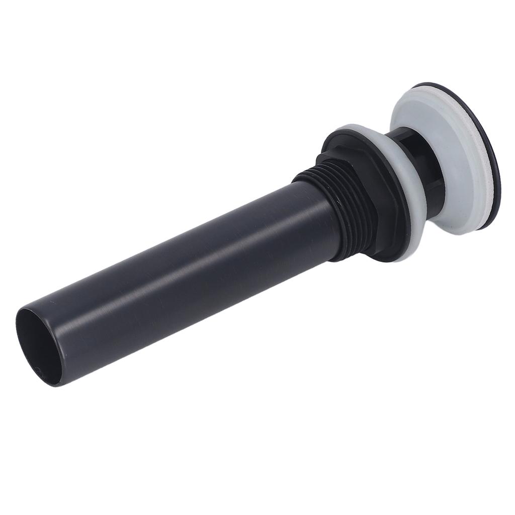 Отходы стопор пресс отскок слив сборка без перелива нержавеющая сталь черный для раковины