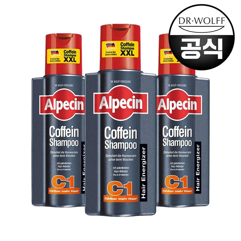 Alpecin Ingredient Shampoo C1 375ml 3-Pack