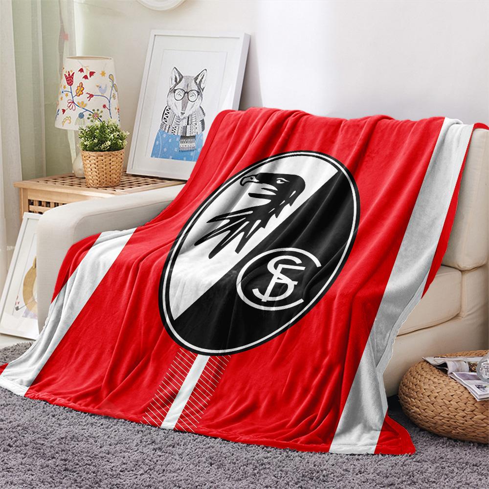 SC Freiburg Flannel Blanket, High quality Comfortable for All Seasons, Home Decor, Warmth and Comfort