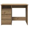 Vidaxl Biurko Artisan Oak 102X50X75 Cm Drewno Klejone