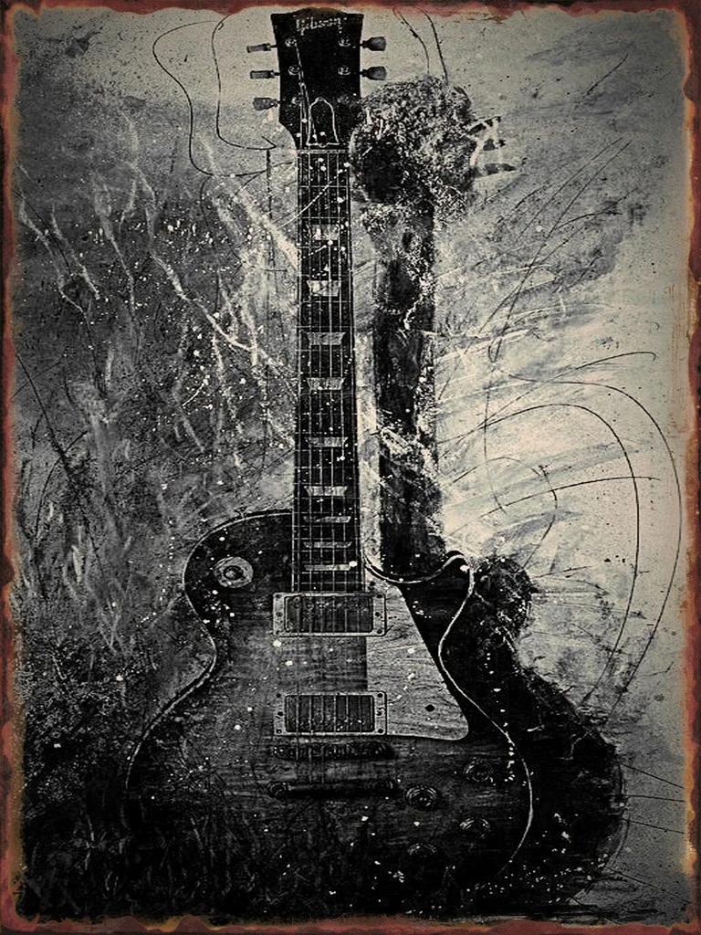 Металлические таблички Rock Guitar Metal для дома, гостиной, настенное искусство, украшение, клуб, бар, вечеринка, таблички, офис, гараж, спальня, винтажные Pos