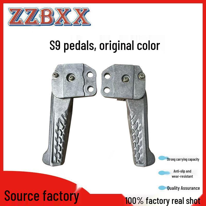 Aluminum Alloy Spring-back Foot Pegs for SYM S9, Kymco K-XCT Motorcycles