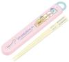 Skater Antibacterial Chopsticks and Chopstick Case Sumikkogurashi Made In Japan Children's Ag+ Set, Camping, 16.5cm, ABS2AMAG,