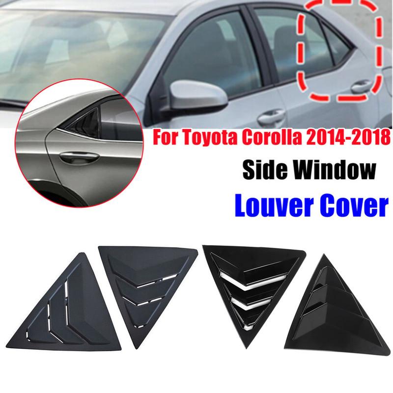 Для Toyota Corolla 2014 2015 2016 2017 2018 Заднее стекло Жалюзи Заслонка Покрытие Боковой воздухозаборник Отделка Крышка лобового стекла Автомобильные аксессуары