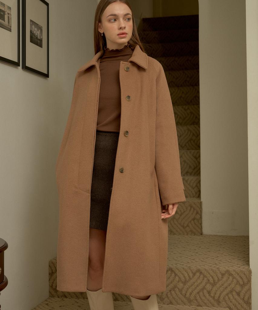 BIBYSEOB Neck Point Turtleneck Mocha Brown [T43]
