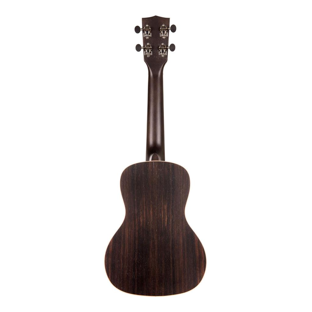 KALA Ukulele Striped Ebony Series Ebony Body Concert Successor KAEBY-C-WBAG20_06 [KA-EBY-C Model] (Case Included) []