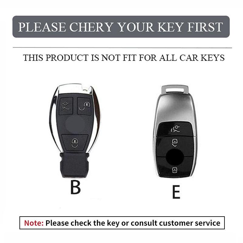 DDE2 New TPU Car Key Case Cover Shell Fob For Mercedes Benz A C E S Class W204 W205 W212 W213 W176 W177 GLC CLA AMG Auto Accessories