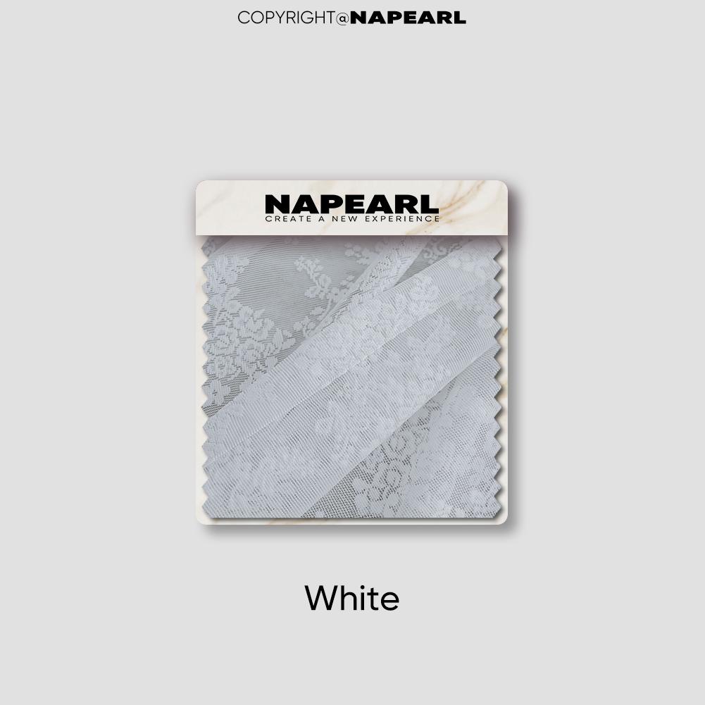 1 шт. NAPEARL белая кружевная вязаная маленькая цветочная шифоновая занавеска для гостиной спальни балкона домашний декор