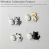 Creative Cat Refrigerator Magnet Acrylic Pet Hair Collector Fridge Magnet Vase Decor  Kitchen Use