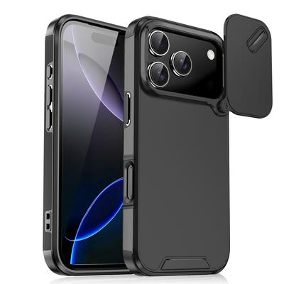 Чехол для телефона с защитой объектива камеры-слайдера для iPhone 17Air 16E 17 Pro Max 17Pro Противоударная бронированная накладка-чехол для iPhone 17 Слип