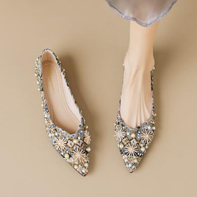 Модная женская обувь на плоской подошве, ретро, с мягкой подошвой, одинарная обувь, женская, лето 2025, новинка, нишевая, с мелким вырезом, туфли-лодочки, женская обувь больших размеров