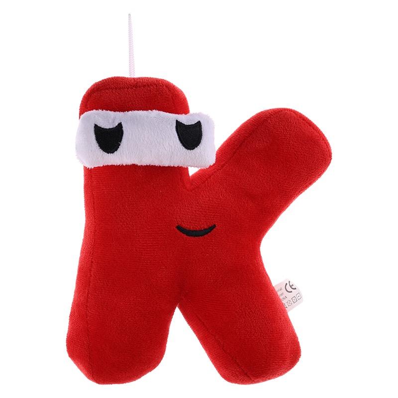 Плюшевая игрушка-подушка в виде русской буквы из Alphabet Lore для детей, мягкая и приятная на ощупь кукла-мягкая игрушка