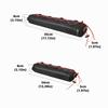 Large Capacity Bicycle Frame Bag Nylon Bike Storage Bag Durable Bike Under Tube Bag  Daily Riding
