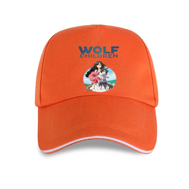 Новая кепка, шляпа, аниме, волк, дети V1, Kami Kodomo No Ame To Yuki, бейсбольная кепка всех размеров, S 5Xl, модная футболка унисекс, хлопковая марка te