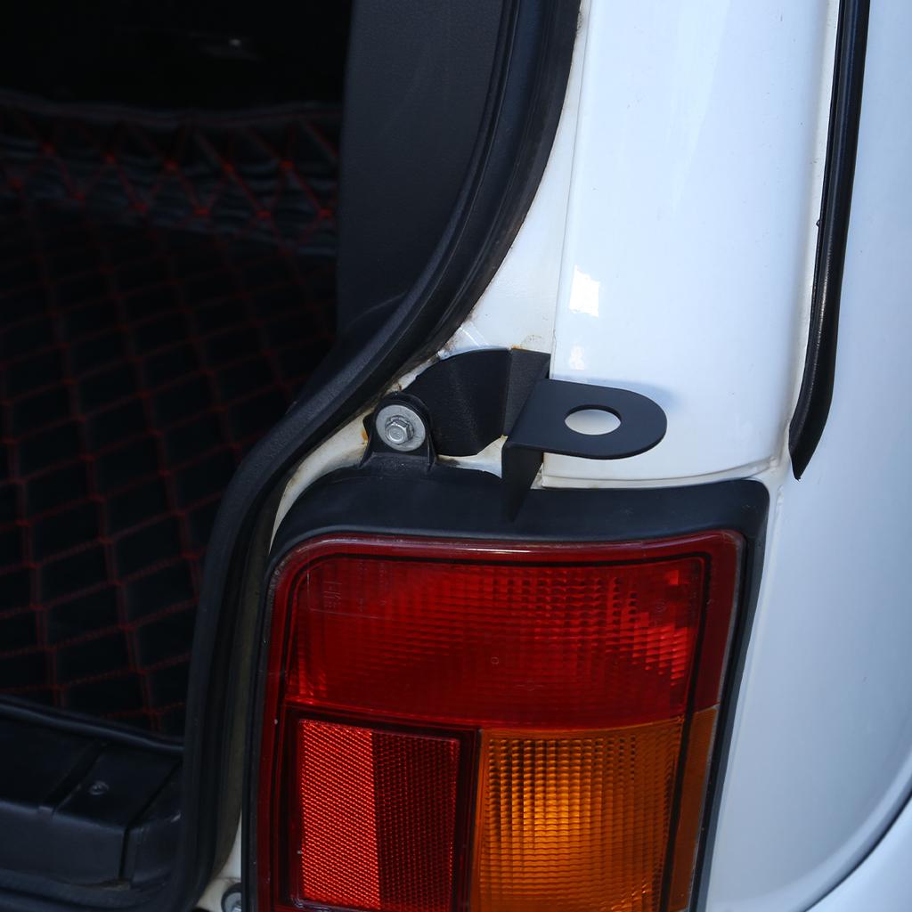 Для LADA NIVA 4X4 09-19 Стайлинг автомобиля, черная петля задней двери из нержавеющей стали, флагшток, монтажный кронштейн антенны, автомобиль