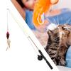 Cat fishing cat extendable fishing manual reel measures against lack of stress pet indoor game redfish fishing pole toy, pole, teaser, pole, design,