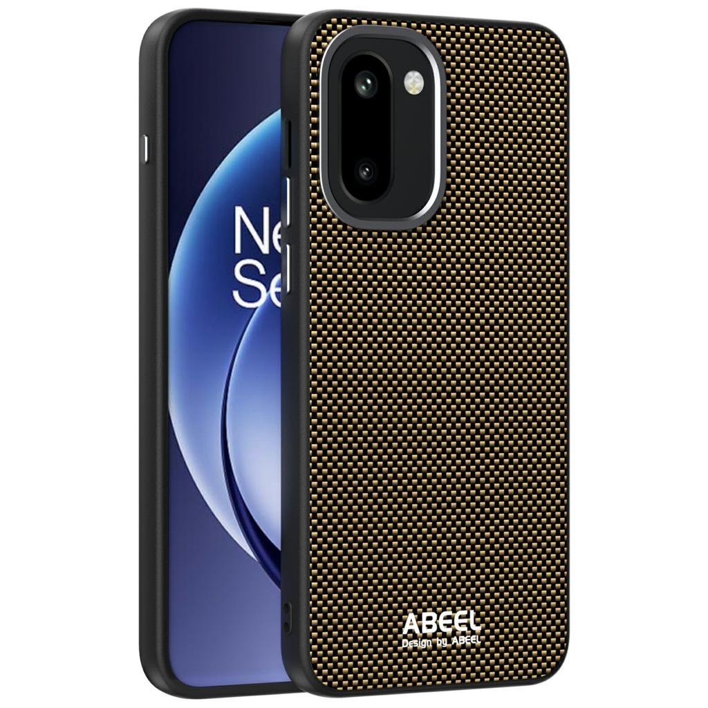 ABEEL For OnePlus 15R 5G Magnetic Case Printed PC TPU Aluminum Alloy Leather Phone Cover