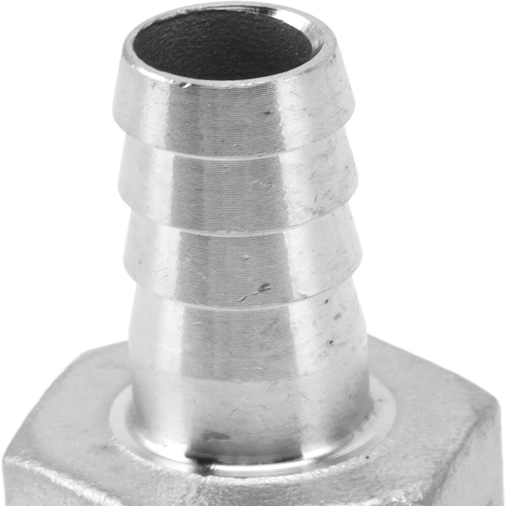 4pcs 13mm 1/2in Hose Barb Connector Stainless Steel Pipe Fitting Coupler  Home Brew Fitting