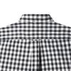 Bancheu Gingham Check Button-Down Shirt - Black