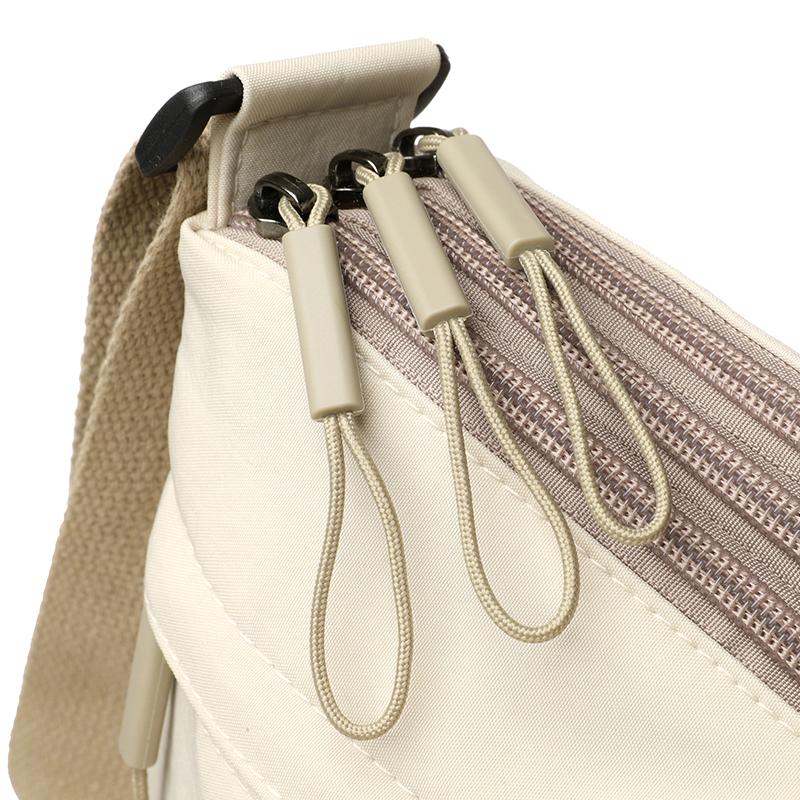 Женская нейлоновая сумка кроссбоди большой вместимости 3 основных отделения просторная наплечная сумка для покупок и повседневного использования