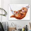 Animal 5D DIY Diamond Painting Lazy Cat Diamond Painting Full Round Diamond Embroidery