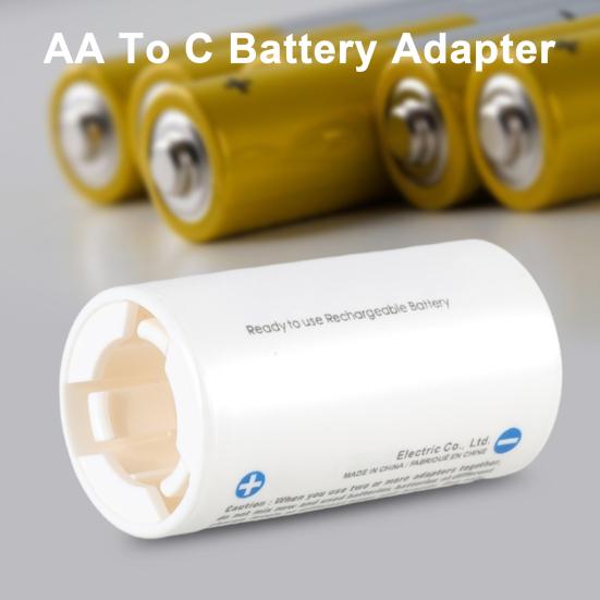 Чехол-адаптер для батарей LR6 AA - LR14 C Держатель для батареек-переходников LR6 - LR14 Чехол-переходник для батареек размера AA - C