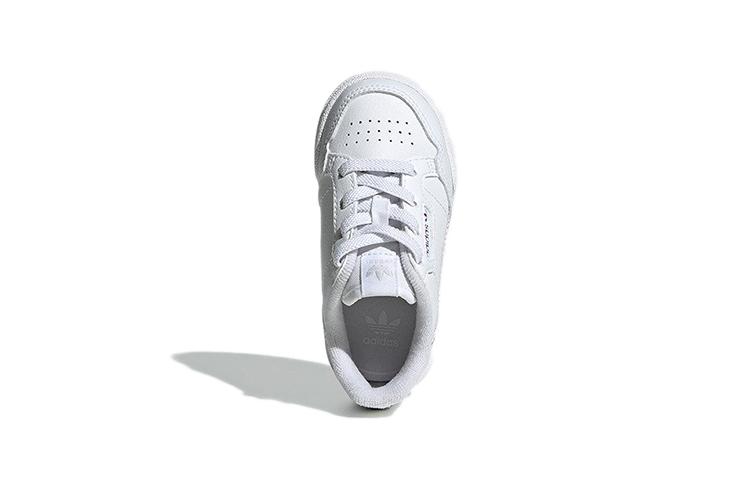 adidas Оригинальные детские кроссовки Continental 80 EL I Низкие для малышей Жемчужно-белые для младенцев и малышей EE6513