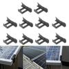 10Pcs Solar Panel Drainage Clips Solar Water Drain Diversion Clip Photovoltaic Mud Removal Clip For Cleaning Solar Panels
