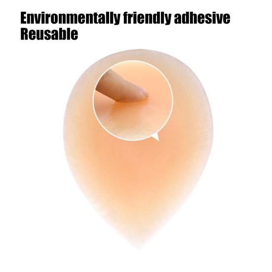 1 пара силиконовых накладок на бедрах, самоклеящиеся, невидимые, для увеличения бедер, корректирующее белье, многоразовые, моющиеся, женские подушечки для ягодиц, наполнитель для впадин на бедрах, корректор