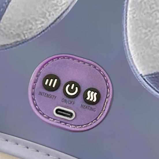 Electric Breast Massager Bra Smart 3D Contour Design USB Rechargeable Breathable Breast Massage Bra Muscle Tension Relief Breast Massager