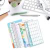 Вкладыши для блокнотов, сменные листы, бумажные вставки для блокнотов, журналов, планировщиков бюджета, линованные листы для бюджета/еженедельные/ежемесячные листы