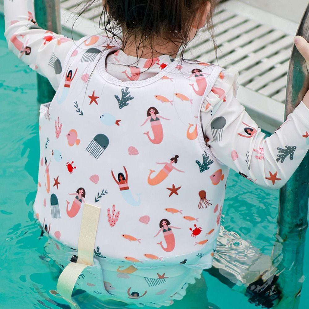 Регулируемые детские спасательные жилеты Anti Rollover Без надувания Жилет для плавания Пляжный