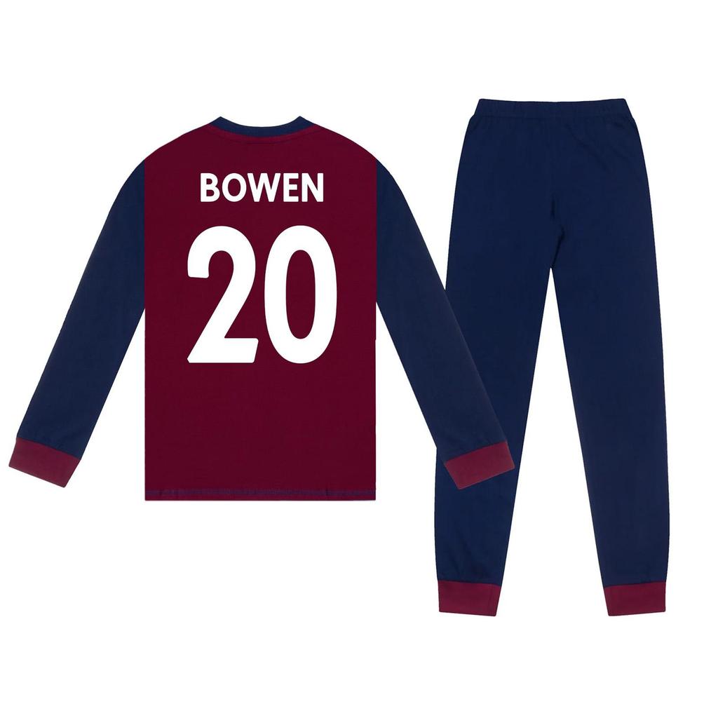 West Ham United FC Boys Jarrod Bowen 20 Long Pyjama Set