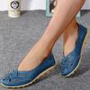 Women Flats Genuine Leather Women's Loafers Nurse Shoes Hollow Shoes Women Slip On Women Shoes Footwear Ballet Flats Women